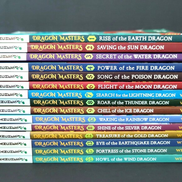 LOT OF 15 DRAGON MASTERS BRANCHES PAPERBACK KIDS BOYS BOOKS #1-20 BY TRACEY WEST - Picture 6 of 14